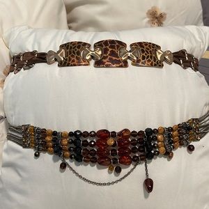 Chico’s chain belts (two) small